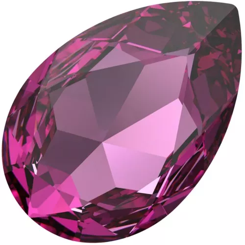 Cabujón PureCrystal 4327 30x20 mm - Dark Rose x1