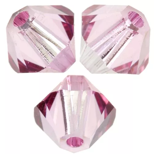 Peonzas de cristal puro 5328 4 mm - Dark Rose x50