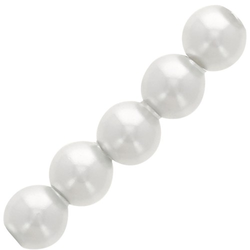 PureCrystal 5810 4 mm Perlas - Crystal Moonlight Pearl x20