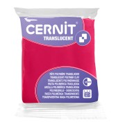 Pasta Cernit translúcida - Rojo rubí (n.º 474) x 56 g