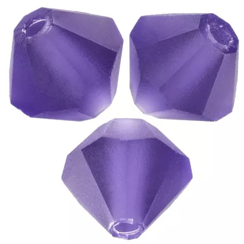 Preciosa Rondelle Beads - Rondelle Bead 6 mm - Deep Tanzanite Matt x12