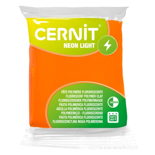 Pasta Cernit Neon 56gr Naranja (n°752)