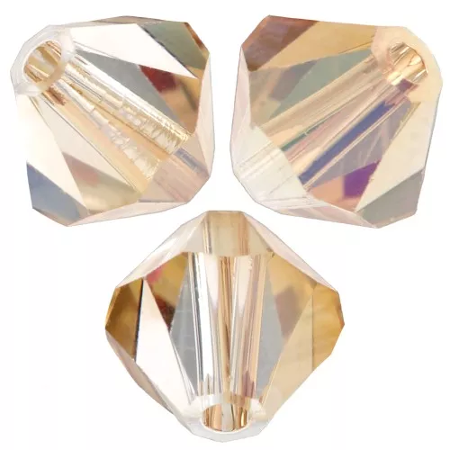 Preciosa Spinning Beads - Bead rondelle 6 mm - Crystal Celsian x12