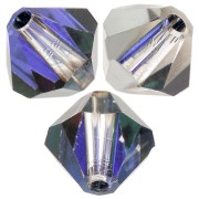 Preciosa spinning beads - Bead rondelle 6 mm - Crystal Heliotrope x12