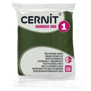Pasta Cernit Number One Opaca - Verde oliva (n.º 645) x 56 g