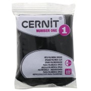 Pasta Cernit Number One opaca - Negro (n.º 100) x 56 g