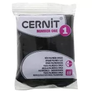 Pasta Cernit Number One opaca - Negro (n.º 100) x 56 g