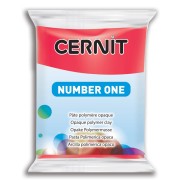 Pasta Cernit Number One Opaca - Carmín (n.º 420) x 56 g