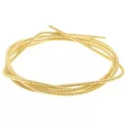 Jaseron 1,9 mm para bordado - broches y joyas bordadas - Dorado x1m