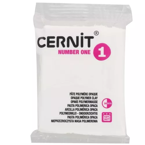 Pasta Cernit Number One opaca - Blanca (n.º 027) x 56 g