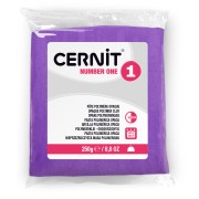 Pasta Cernit Number One opaca - 250 g, violeta (n.º 900)