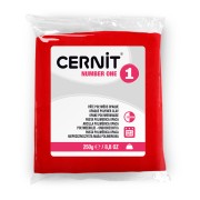 Pasta Cernit Number One opaca - 250 g, rojo (n.º 400)