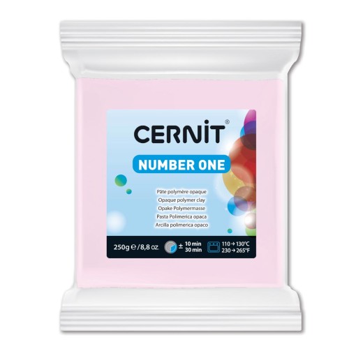 Pasta Cernit Number One opaca - 250 g, rosa (n.º 475)
