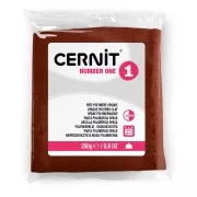 Pasta Cernit Number One opaca - 250 g, marrón (n.º 800)