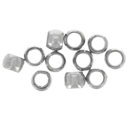 Perlas redondas aplastables 2 mm - Acero inoxidable 316 x25