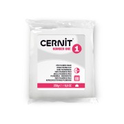 Pasta Cernit Number One opaca - 250 g, blanco (n.º 027)