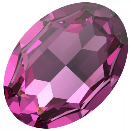 Cabujón PureCrystal 4127 30x22 mm - Rosa oscuro x1