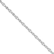 Cadena de malla de fantasía de 2,4 mm - acero inoxidable 304 x1m