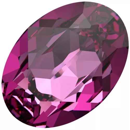 Cabujón PureCrystal 4120 18x13 mm - Rosa oscuro x1