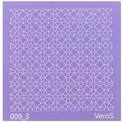 Serigrafía VeroS para arcilla polimérica 90x90 mm - Motivo multioctagonal n°009_3 x1