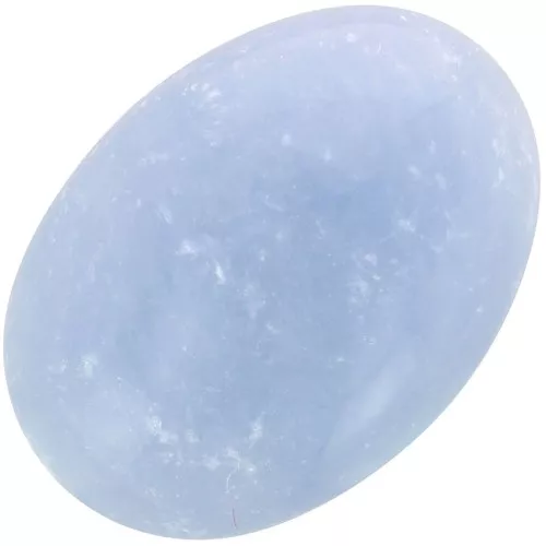 Cabujón ovalada 18x13 mm gema - Anhidrita - Angelita x1