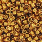 Miyuki Delica Duracoat 10/0 DBM1833 - Galvanized Yellow Gold x8g|raw }}