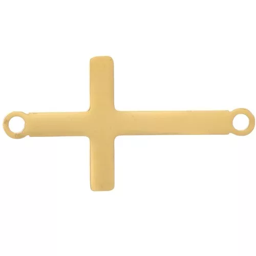 Entrepiezar en cruz 23x12 mm - Acero inoxidable 304L Dorado x1