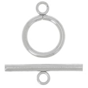 Cierre en T para pulsera o collar de 14 mm - Acero inoxidable 304L x1