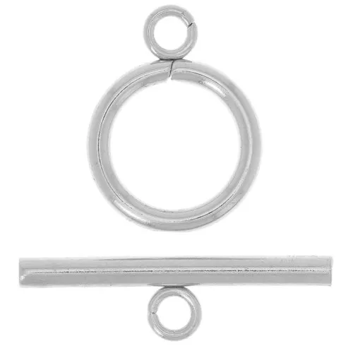 Cierre en T para pulsera o collar de 14 mm - Acero inoxidable 304L x1