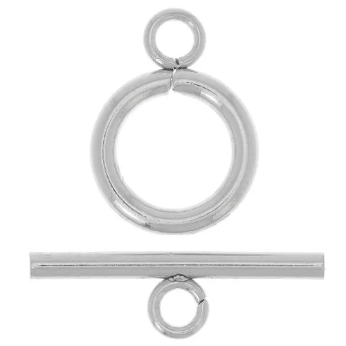 Cierre en T para pulsera o collar de 12 mm - Acero inoxidable 304L x1