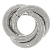 Entrepieza intercalado de 3 anillos 13 mm - acero inoxidable 304L x1