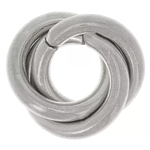 Entrepieza intercalado de 3 anillos 13 mm - acero inoxidable 304L x1