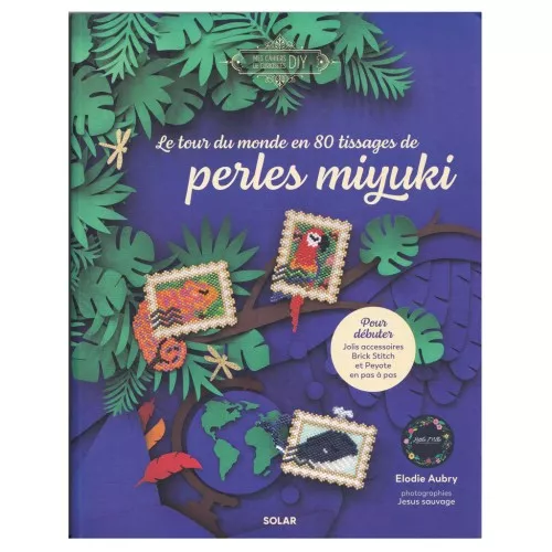 La vuelta al mundo en 80 tejidos de abalorios Miyuki x1