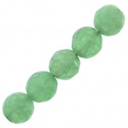 Cuentas Redondas facetadas  6 mm Green Aventurine x15|raw }}