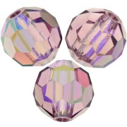 Preciosa perlas facetadas redondas - Perla redonda 6 mm - Light Amethyst AB x6|raw }}