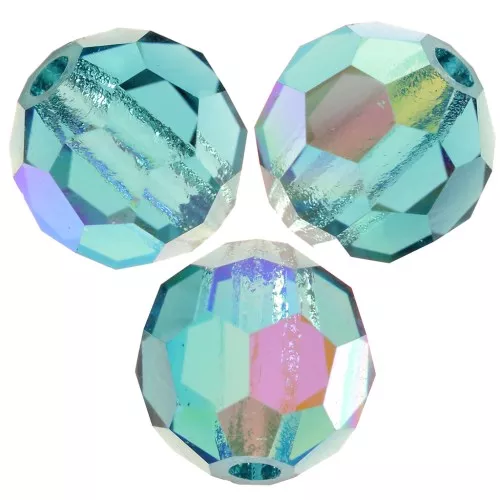 Preciosa perlas facetadas redondas - Perla redonda 6 mm - Indicolita AB x6