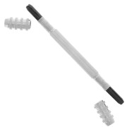 Portabrocas manual de doble cabezal - Herramienta de perforación manual con 4 cabezales intercambiables