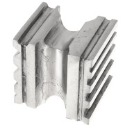 Dedal curvador - Dedal ranurado 6x6 cm de acero x1