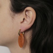 Criolla redonda de 17 mm - alambre de 2,5 mm - acero inoxidable 304L Dorado x20