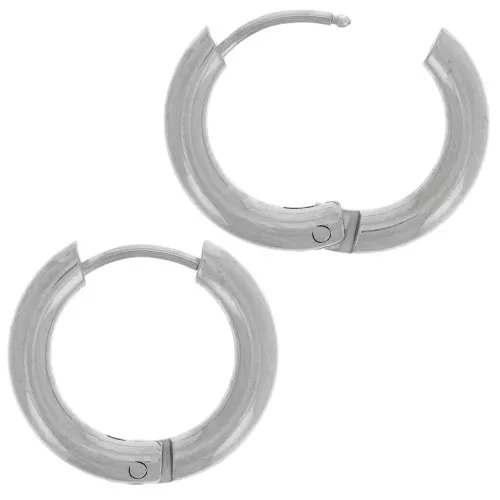 aro redondo de 15 mm - alambre de 2,5 mm - acero inoxidable 304L x20