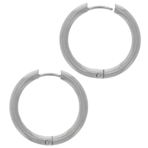 Aro redondo de 21 mm - alambre de 2,5 mm - acero inoxidable 304L x20