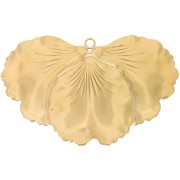 Colgantes 3 pétalos 29x47,5 mm - Acero inoxidable 304L Dorado x2