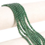 Cuentas redondas 4.5 mm gema - Aventurina x39cm