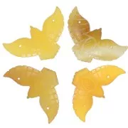 Gema Tintada Águila Entrepieza 42x24 mm - Citrino x1