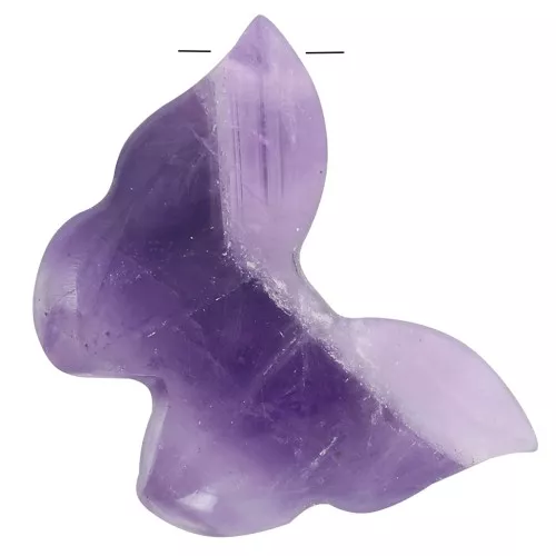 Colgante de gema Mariposa 13x18 mm - Amatista x1