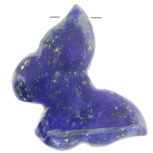 Colgante de gema Mariposa 13x18 mm - Lapis lázuli x1