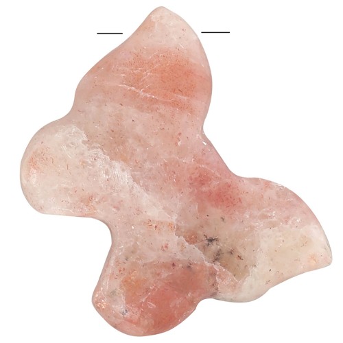 Colgante de gema Mariposa 13x18 mm - Rodonita x1