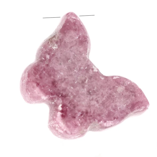 Colgante de mariposa de 12 x 17 mm de piedra preciosa - Rodonita x1