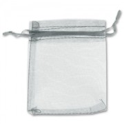 Bolsitas Organza 100x120 mm Gris x20|raw }}