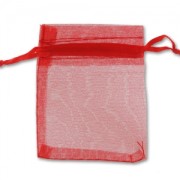 Bolsitas Organza 70x90 mm Rojo x20|raw }}